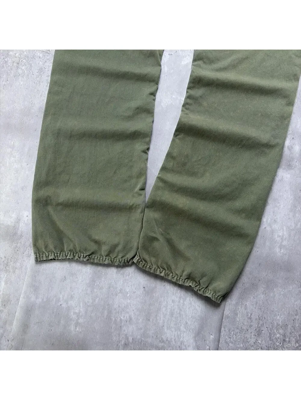 Y2K Olive Green True Religion Grunge Straight Skater Pants